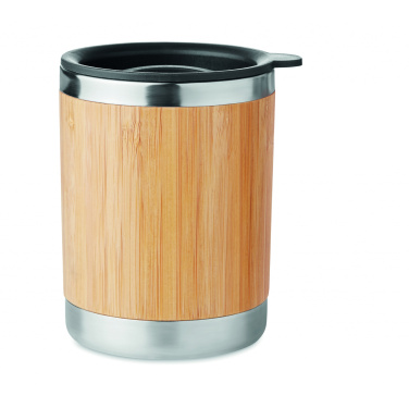 Logotrade advertising product picture of: Tumbler in bamboo cover 250ml