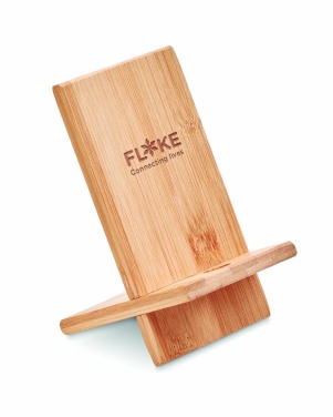 Logotrade promotional gifts photo of: Bamboo phone stand/ holder WHIPPY