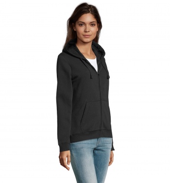 Logotrade promotional giveaway image of: SPIKE WOMEN ZIP HOOD SWEAT