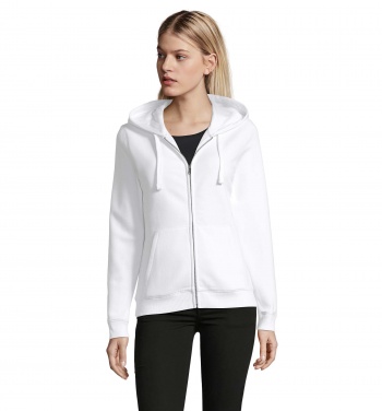 Logo trade promotional giveaway photo of: SPIKE WOMEN ZIP HOOD SWEAT