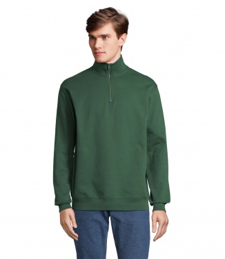 Logo trade corporate gifts picture of: CONRAD Sweat Zip Collar