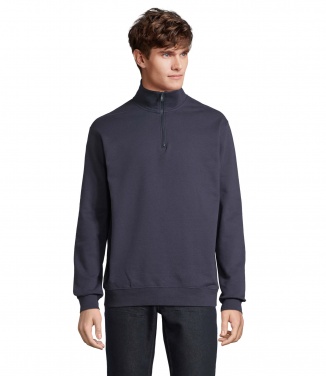 Logo trade business gift photo of: CONRAD Sweat Zip Collar