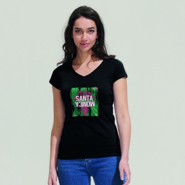 Logo trade promotional merchandise picture of: MOON WOMEN T-SHIRT 150g
