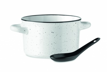 Logo trade corporate gifts picture of: Ceramic vintage bowl 550 ml