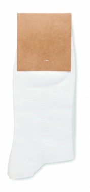Logo trade business gifts image of: Pair of socks in gift box L