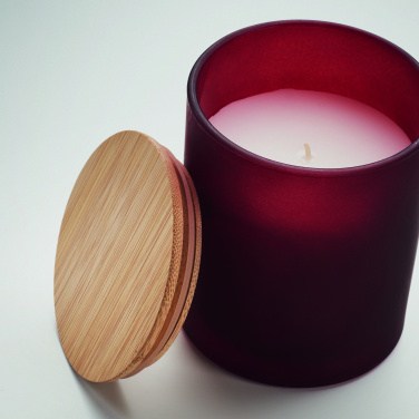 Logo trade promotional item photo of: Plant based wax candle 200 gr