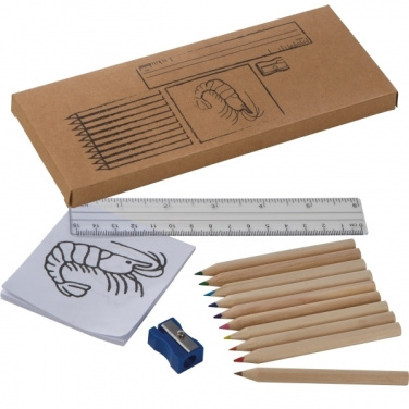 Logo trade promotional gifts image of: Drawing set for kids LITTLE PICASSO