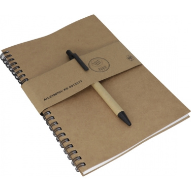 Logo trade business gift photo of: A5 ECO Notepad KENTWOOD