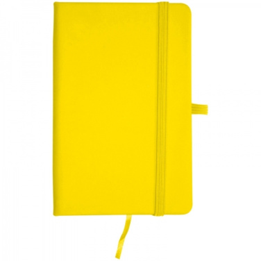 Logo trade promotional merchandise photo of: A6 note book LUBECK