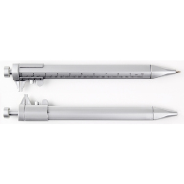 Logotrade business gifts photo of: Plastic ballpen with sliding calliper PRESCOT