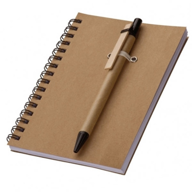 Logo trade business gifts image of: A6 ECO Notepad KEYSTONE