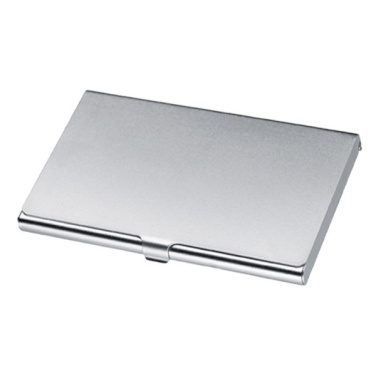 Logotrade promotional gift picture of: Metal business card holder CORNWALL
