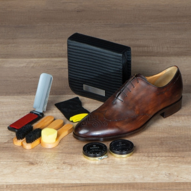 Logo trade promotional products image of: Shoe polish set CANNES
