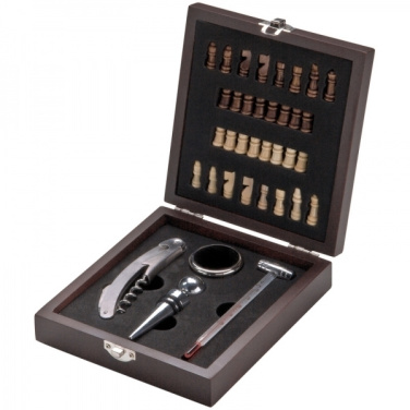 Logotrade corporate gift image of: Chess wine set SAN GIMIGNANO