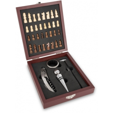 Logotrade advertising product image of: Chess wine set SAN GIMIGNANO