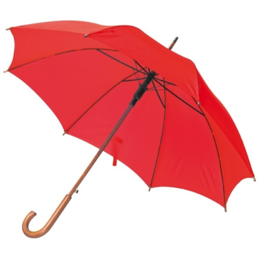 Logotrade business gift image of: Wooden automatic umbrella NANCY