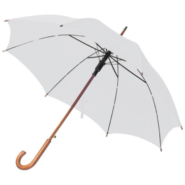 Logotrade advertising products photo of: Wooden automatic umbrella NANCY