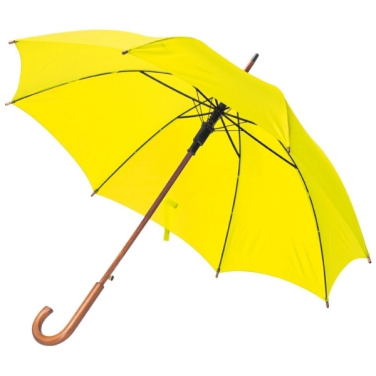 Logotrade promotional gift picture of: Wooden automatic umbrella NANCY