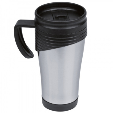 Logo trade promotional items image of: Stainless steel thermo cup EL PASO 400 ml