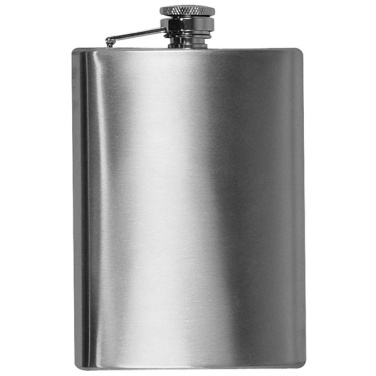 Logo trade promotional product photo of: Stainless steel hip flask KANSAS CITY 237 ml
