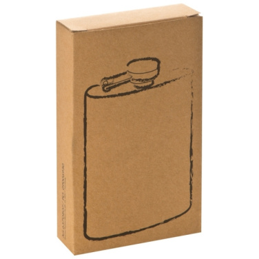 Logotrade promotional giveaway image of: Stainless steel hip flask FRESNO 104 ml