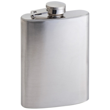 Logo trade promotional merchandise photo of: Stainless steel hip flask FRESNO 104 ml