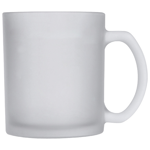 Logo trade promotional merchandise picture of: Glass coffee mug GENEVA 300 ml