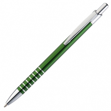 Logo trade business gifts image of: Metal ballpen ITABELA