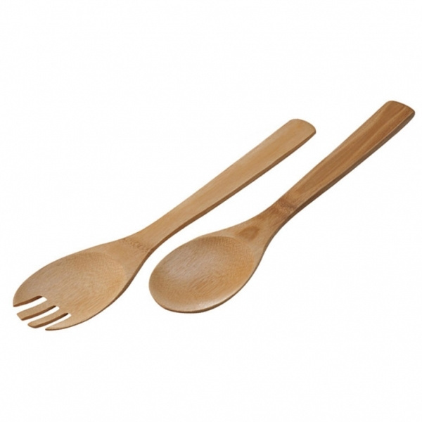Logo trade corporate gift photo of: Bamboo salad servers CAPUA