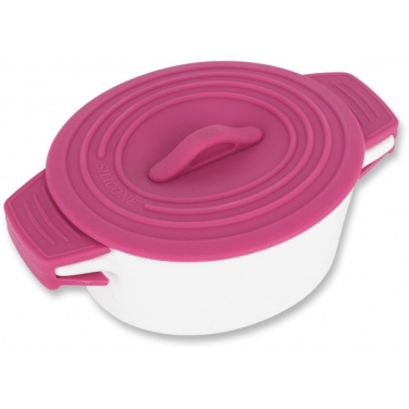 Logo trade advertising product photo of: Porcelain pot with silicone lid DELHI