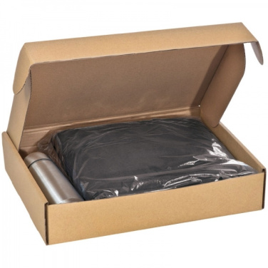 Logo trade business gift photo of: Set fleece blanket and thermal flask LIVERPOOL