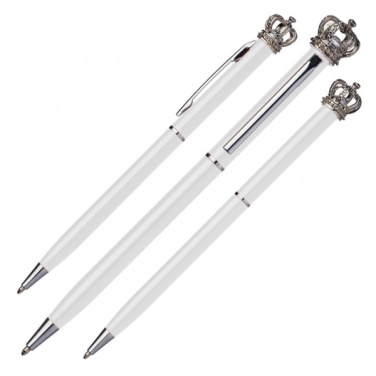Logotrade promotional giveaway image of: Metal ballpen KINGS PARK