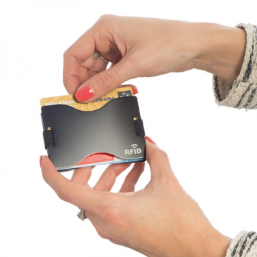 Logo trade promotional gift photo of: RFID card holder GLADSTONE