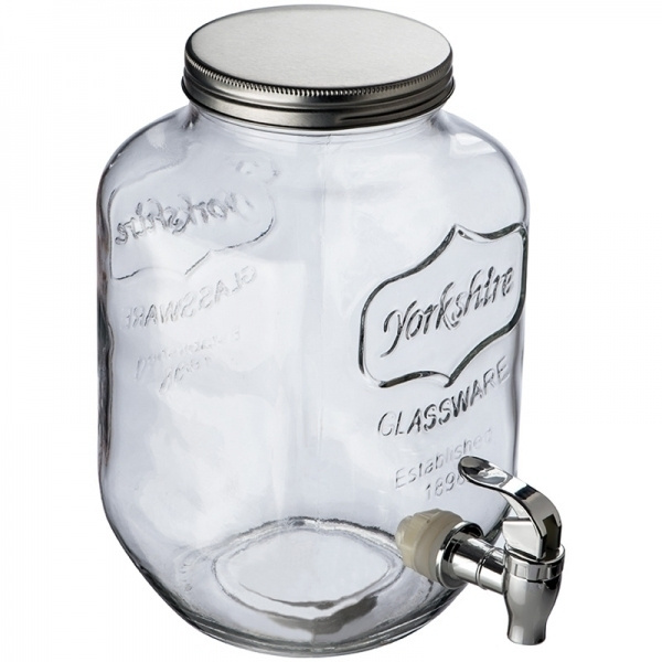 Logotrade promotional items photo of: Set drink dispenser and glasses ACAPULCO
