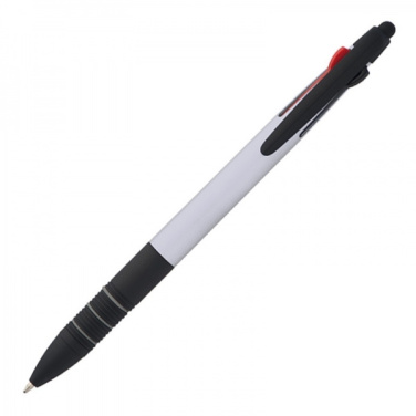 Logo trade promotional merchandise picture of: Plastic ballpen 3in1 BOGOTA