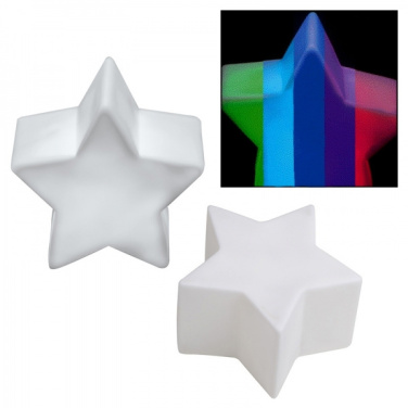 Logo trade promotional merchandise image of: LED lamp STAR