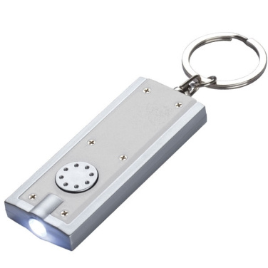 Logo trade promotional merchandise photo of: Keyring LED BATH