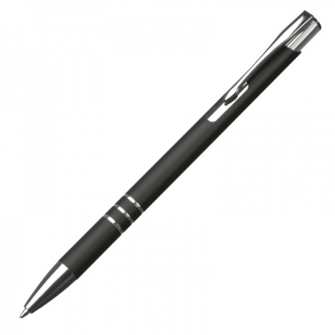 Logo trade promotional merchandise image of: Metal ballpen NEW JERSEY