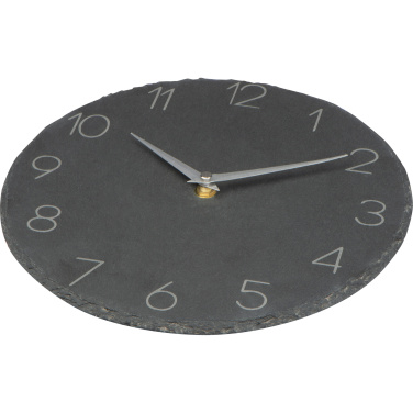 Logotrade promotional gifts photo of: Slate wall clock GRAZ