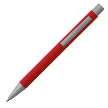 Logo trade promotional product photo of: Metal ballpen soft touch ABU DHABI