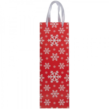 Logotrade promotional giveaway image of: Wine bag in Christmas design LAPLAND