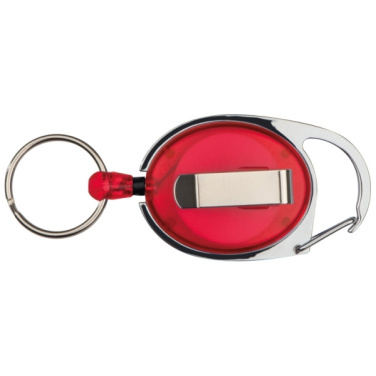 Logotrade corporate gift image of: Ski-Pass with Carabiner Keyring EMPLOYEE