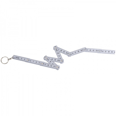 Logo trade corporate gifts image of: Keyring with 0,5m ruler