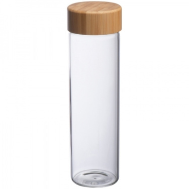 Logo trade business gifts image of: Glass bottle SANTA CRUZ 500 ml