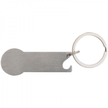 Logo trade promotional gift photo of: Keyring with shopping cart chip STICKIT