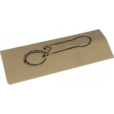 Logo trade promotional items picture of: Keyring with shopping cart chip STICKIT