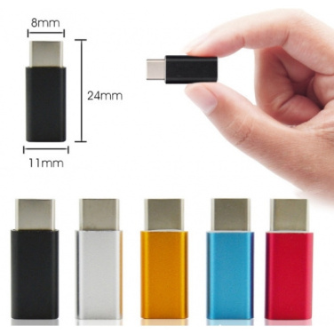 Logo trade promotional gifts image of: Type-C/micro USB adapter