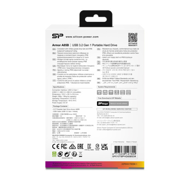 Logo trade business gift photo of: Hard Disc Silicon Power Armor A85