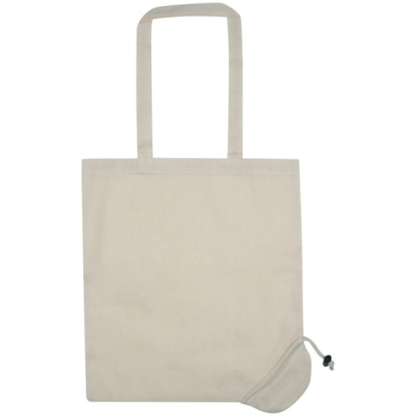 Logo trade promotional product photo of: Foldable cotton bag KLEHOLM