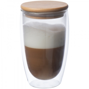 Logo trade promotional product photo of: Double-walled glass ZAKOPANE 500 ml
